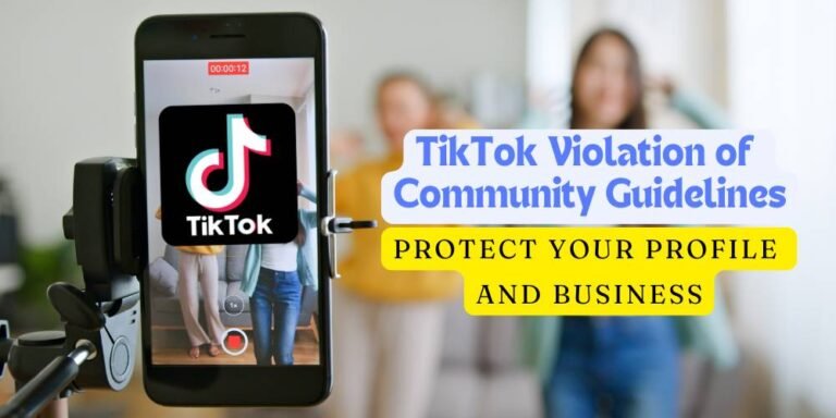 TikTok Violation of Community Guidelines